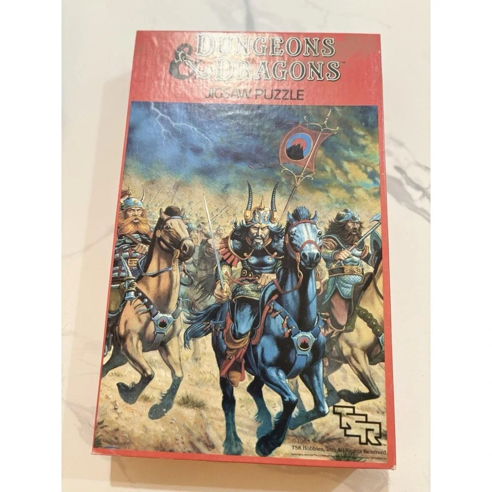 1983 TSR Dungeons & Dragons 200pc puzzle complete